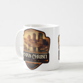 テキサス州・コーパスクリスティ |ヴィンテージ コーヒーマグカップ (正面左)