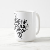 テキサス州 コーヒーマグカップ (正面右)