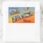 テキサス州、サンアントニオ4シールのシート 長方形シール (バッグ)