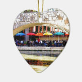 テキサス州-サン・アントニオ2 セラミックオーナメント (左)