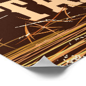 テキサス州「ザ・ローン・スター・州」旅行ポスター ポスター (角)