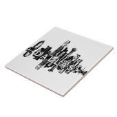 テキサス州・スカイライン・ダラス タイル (側面)