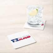 テキサス州 スクエアペーパーコースター (インサイチュ)