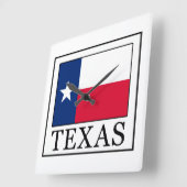 テキサス州 スクエア壁時計 (傾斜)