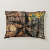 テキサス州·スター·ウ素朴ェスタン·ピストル·カウボーイ·ブーツ アクセントクッション (裏面)