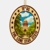 テキサス州 セラミックオーナメント (右)