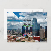 テキサス州・ダラスのメリークリスマス シーズンポストカード (正面/裏面)