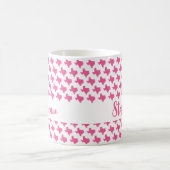 テキサス州、テキサス州州、ピンクの記号 コーヒーマグカップ (中央)