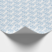 テキサス州、テキサス州、スターブルーのシンボル ラッピングペーパー (角)