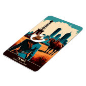 テキサス州:テキサス州・フレキシブルで全てが大きい マグネット (左側)