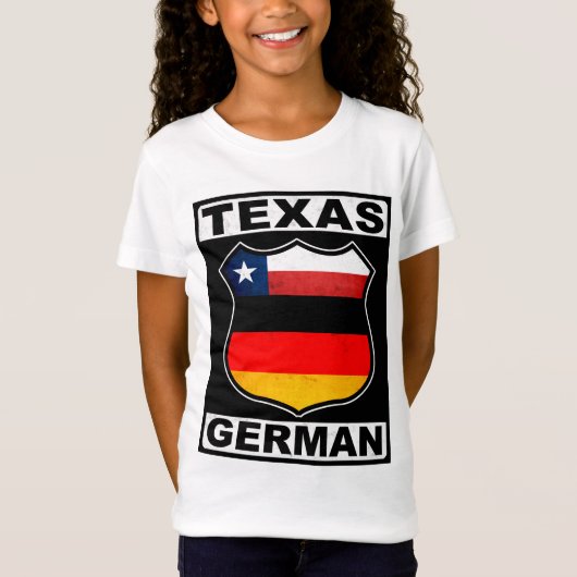 テキサス州・ドイツ・アメリカン Tシャツ (正面)