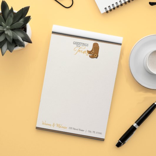 テキサス州 ノートパッド