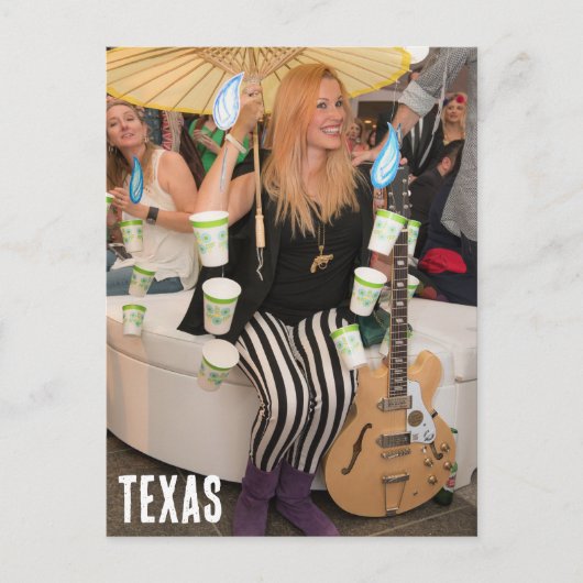 テキサス州・ハロウィーンの衣装パーティー ポストカード (正面)