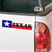 テキサス州 バンパーステッカー (トラック上)