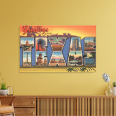 テキサス州(パイオニアモダンの国) キャンバスプリント (インサイチュ (リビング))