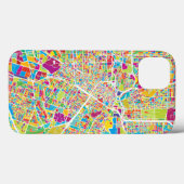 テキサス州・ヒューストン |ネオンマップ Case-Mate iPhoneケース (裏面 (横))