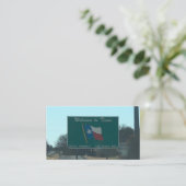 テキサス州・ビジネス・カードへようこそ 名刺 (スタンド正面)