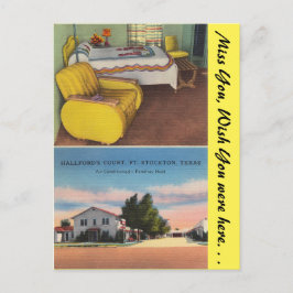 テキサス州、フォードのコート。ストックトン ポストカード