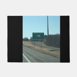 テキサス州・フォーマットへようこそ ドアマット