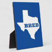 テキサス州・ブレッド フォトプラーク (側面)