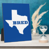 テキサス州・ブレッド フォトプラーク (側面)