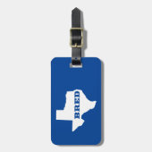 テキサス州・ブレッド ラゲッジタグ (正面縦)