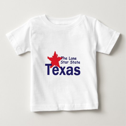 テキサス州 ベビーTシャツ (正面)