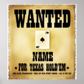 テキサス州・ホールデムのポスター ポスター (正面)