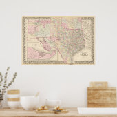 テキサス州 ポスター (キッチン)