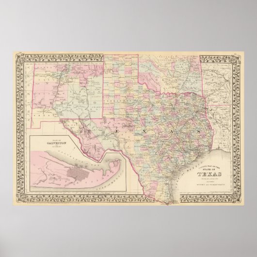 テキサス州 ポスター (正面)