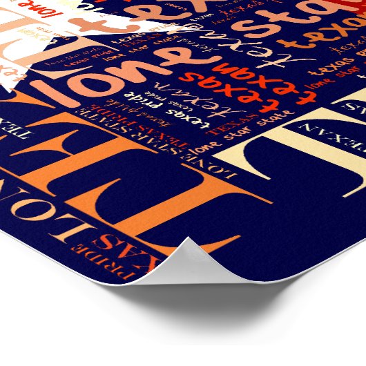 テキサス州 ポスター (角)