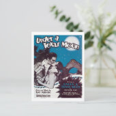 テキサス州・ムーンソングブックカバーの下 ポストカード (スタンド正面)