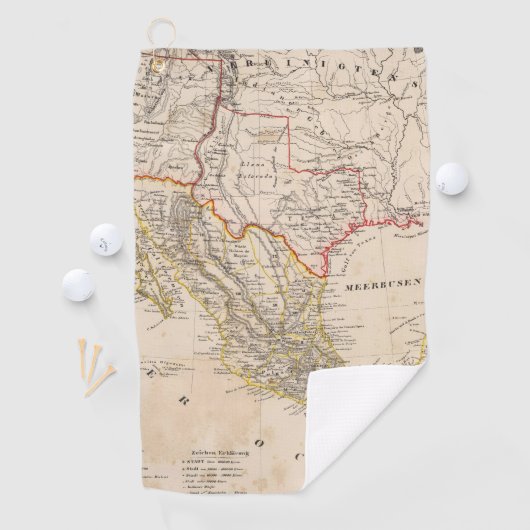 テキサス州、メキシコ ゴルフタオル (インサイチュ)