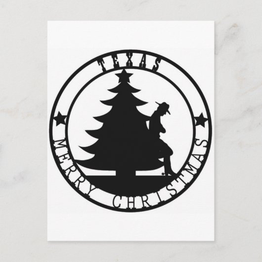テキサス州・メリー・クリスマス シーズンポストカード (正面)