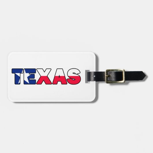 テキサス州 ラゲッジタグ (正面横)