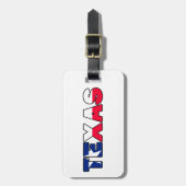 テキサス州 ラゲッジタグ (正面縦)