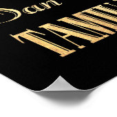 テキサス州・ラレドの名所&名所 ポスター (角)