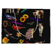 テキサス州 ラージペーパーバッグ (裏面)