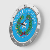 テキサス州 ラージ壁時計 (傾斜)
