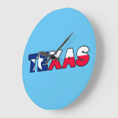 テキサス州 ラージ壁時計 (傾斜)