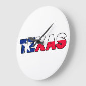 テキサス州 ラージ壁時計 (傾斜)