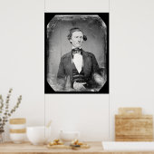 テキサス州・レンジャー大尉ウォーカー・ダゲレオタイプ1846 ポスター (キッチン)