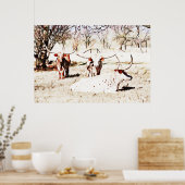 テキサス州・ロングウ素朴ェアのポスター ポスター (キッチン)