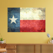 テキサス州 – ローンスター州 キャンバスプリント (インサイチュ (リビング))