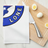 テキサス州・ローン・スター キッチンタオル (四つ折り)