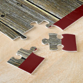 テキサス州·ローン·スター·ステート·フラグ·マップ ジグソーパズル (側面)