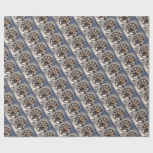 テキサス州・ローン・スター ラッピングペーパー (フラット)