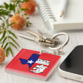 テキサス州、ローン・スター・州 キーホルダー (正面右)