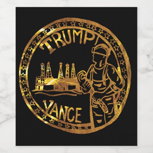 テキサス州 ワインラベル (シングルラベル)