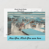 テキサス州、ワース・ヘルス・スタジオ、フォートワース ポストカード (正面/裏面)